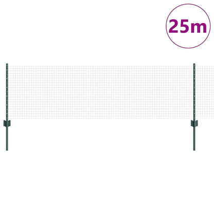 Recinzione in rete saldata con palo 25 x 0,6 m (P x H)