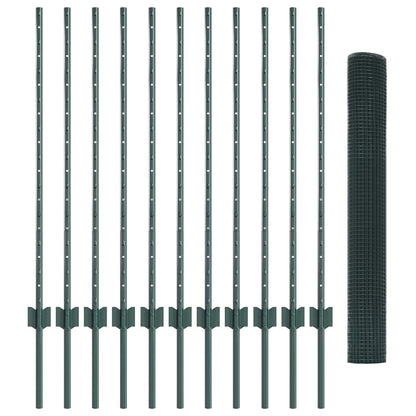Recinzione in rete saldata con palo 25 x 1 m (L x H)