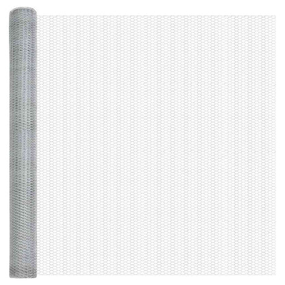 Recinzione con Posto Argento 1,6 x 10 m Acciaio