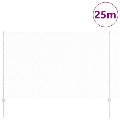 Recinzione con Posto Argento 1,5 x 25 m Acciaio