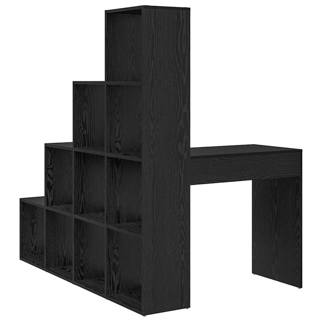 Scrivania ad angolo Rovere nero 101,5 x 149,5 x 149,5 cm