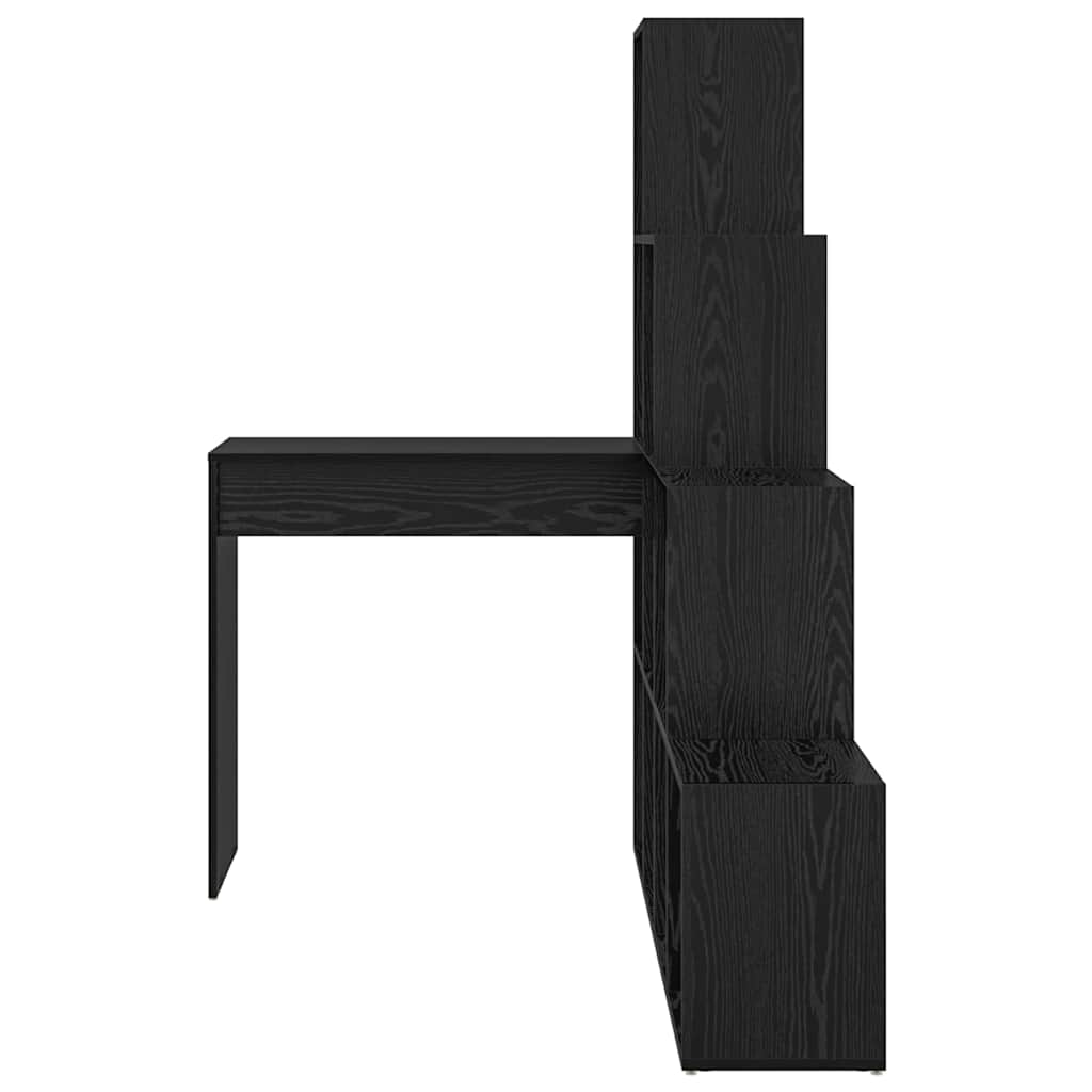 Scrivania ad angolo Rovere nero 101,5 x 149,5 x 149,5 cm