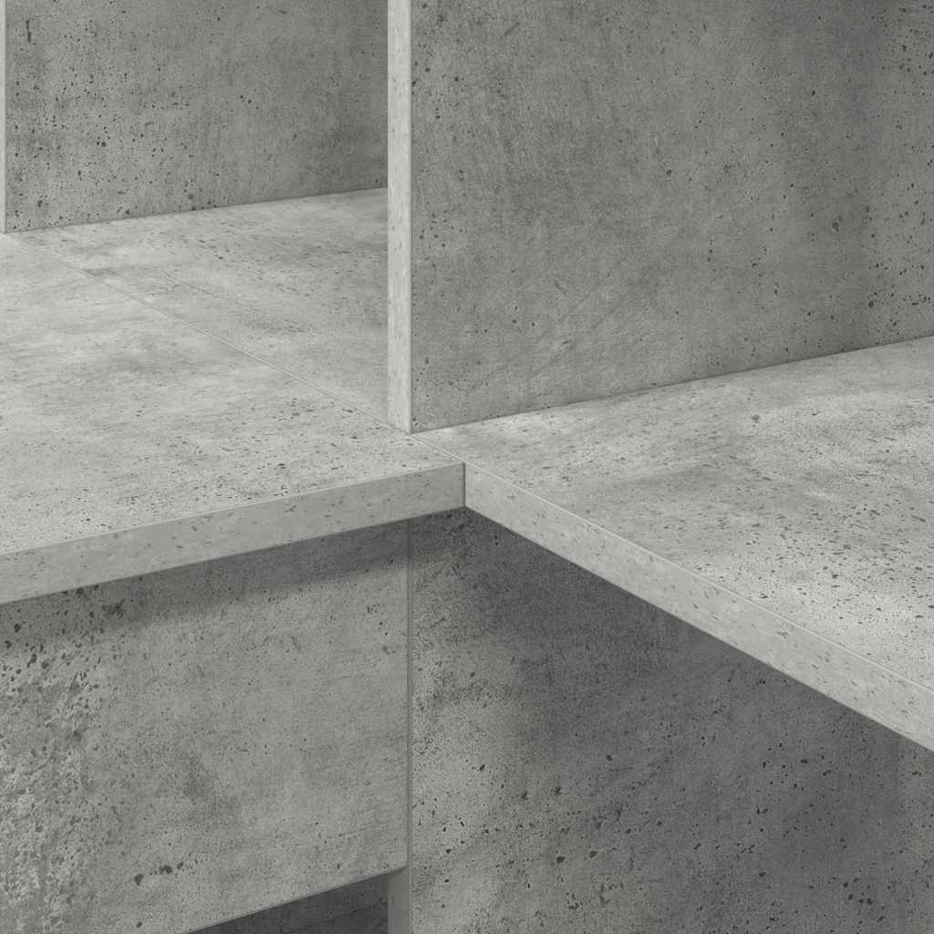 Scrivania ad angolo Grigio cemento 101,5 x 149,5 x 149,5 cm | homemem39
