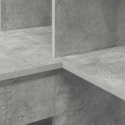 Scrivania ad angolo Grigio cemento 101,5 x 149,5 x 149,5 cm | homemem39