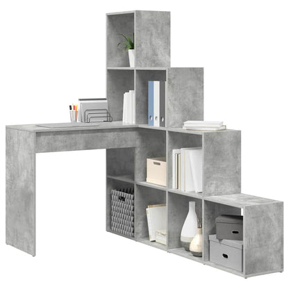 Scrivania ad angolo Grigio cemento 101,5 x 149,5 x 149,5 cm | homemem39