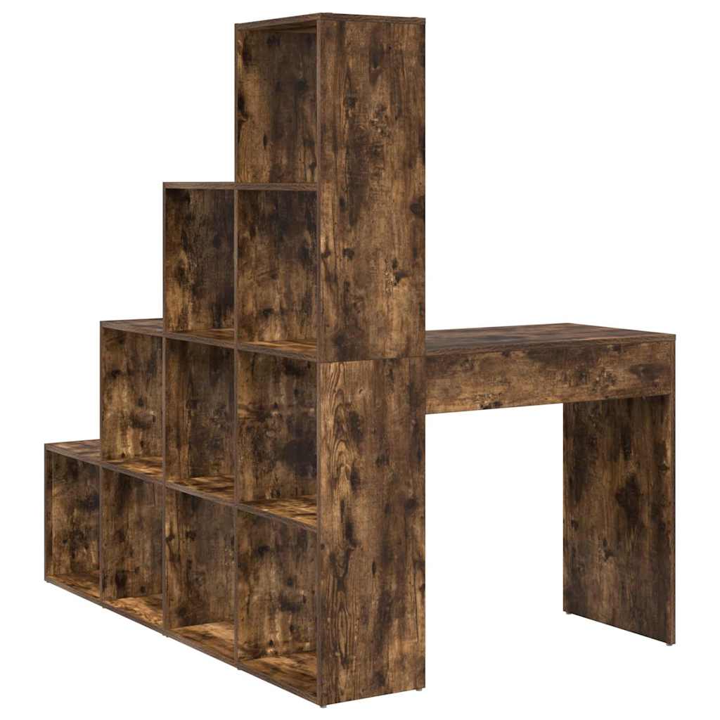 Scrivania ad angolo Rovere fumo 101,5 x 149,5 x 149,5 cm