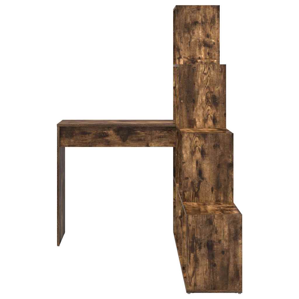 Scrivania ad angolo Rovere fumo 101,5 x 149,5 x 149,5 cm