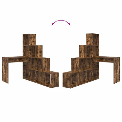 Scrivania ad angolo Rovere fumé 101,5 x 149,5 x 149,5 cm - homemem39