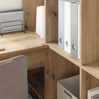 Scrivania ad angolo rovere artigianale 101,5 x 149,5 x 149,5 cm