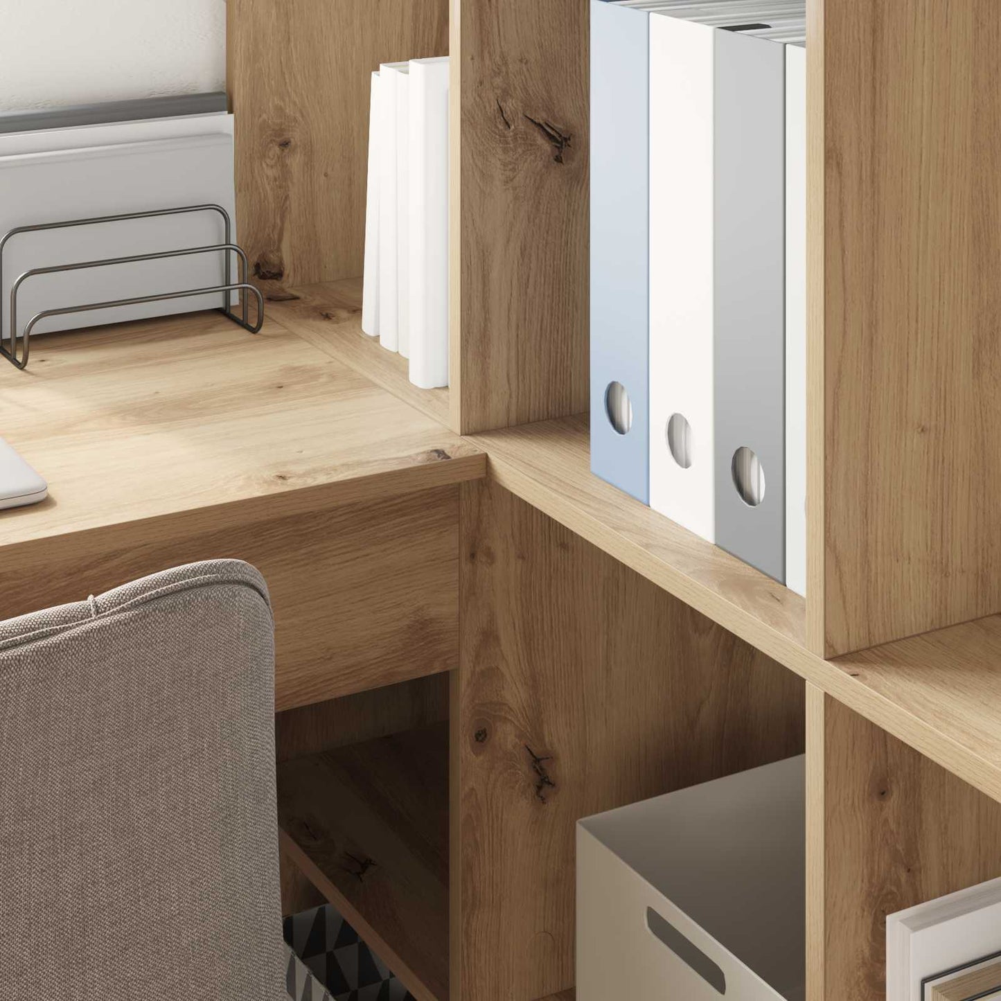 Scrivania ad angolo Rovere artigianale 101,5 x 149,5 x 149,5 cm