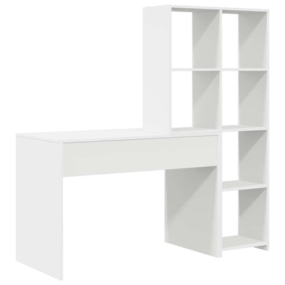 Scrivania Bianco 138.5 x 55 x 143 cm Legno multistrato