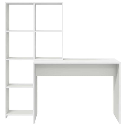 Scrivania Bianco 138.5 x 55 x 143 cm Legno multistrato