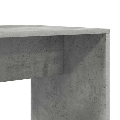 Scrivania Grigio cemento 138.5 x 55 x 143 cm Legno multistrato