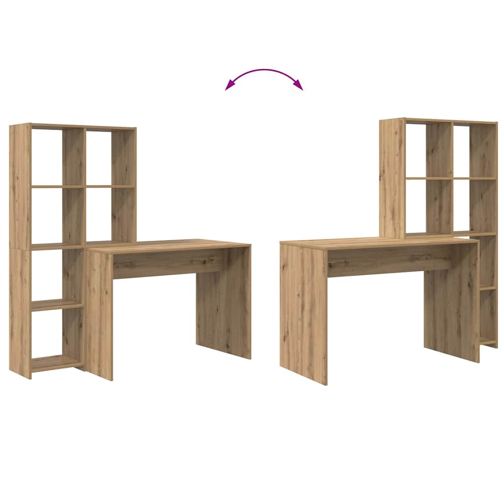 Scrivania rovere artigianale 138.5 x 55 x 143 cm