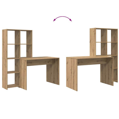 Scrivania rovere artigianale 138.5 x 55 x 143 cm