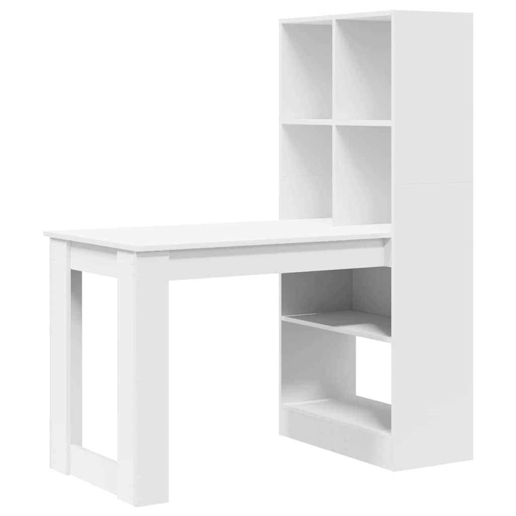 Scrivania Bianco 122 x 67 x 145 cm Legno multistrato