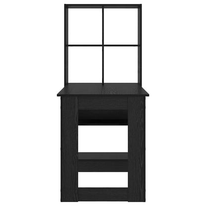 Scrivania Rovere nero 122 x 67 x 145 cm Legno multistrato