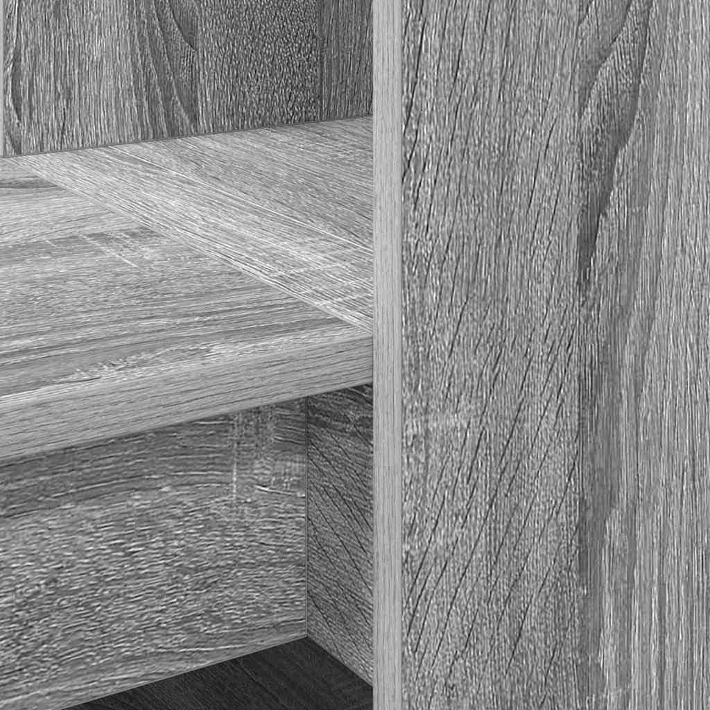 Scrivania Grigio Sonoma 122 x 67 x 145 cm Legno multistrato