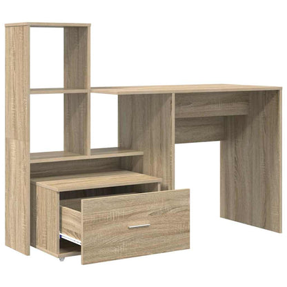 Scrivania rovere sonoma 131.5 x 50 x 106.5 cm Legno multistrato