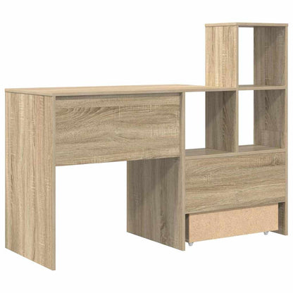 Scrivania rovere sonoma 131.5 x 50 x 106.5 cm Legno multistrato