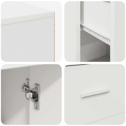 Scrivania ad angolo Bianco 102 x 50 x 75 cm Legno multistrato