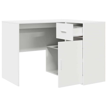 Scrivania ad angolo Bianco 102 x 50 x 75 cm Legno multistrato