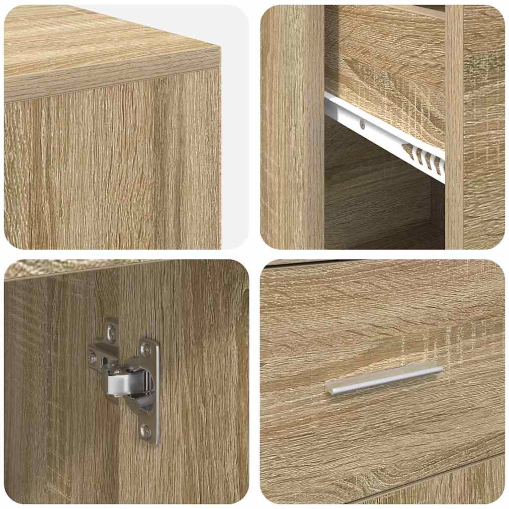 Scrivania ad angolo con cassetto Rovere Sonoma 102 x 88 x 75 cm | homemem39