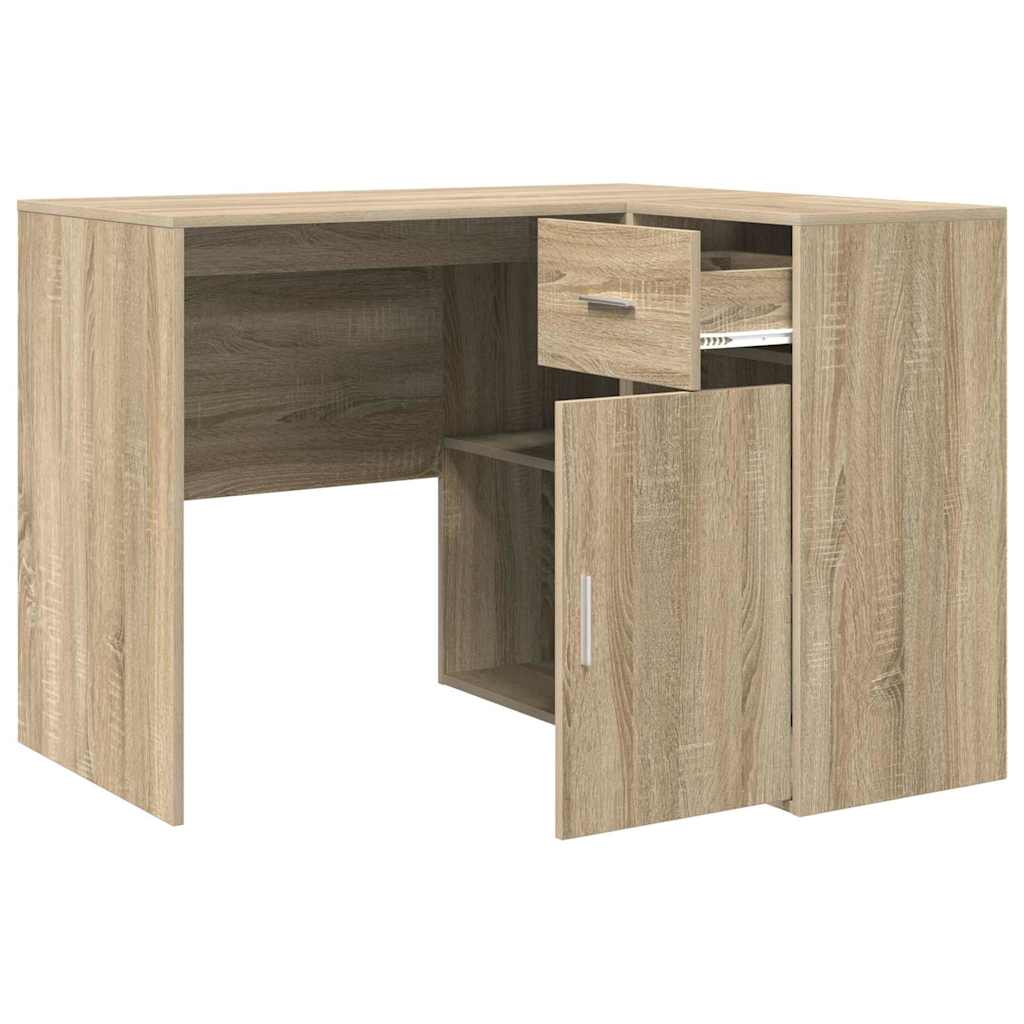 Scrivania ad angolo con cassetto Rovere Sonoma 102 x 50 x 75 cm