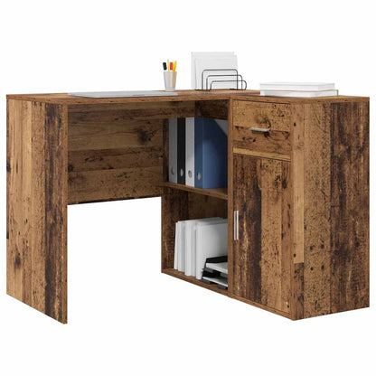 Scrivania ad angolo con cassetto Legno vecchio 102 x 50 x 75 cm