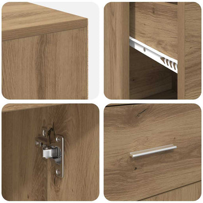 Scrivania ad angolo rovere artigianale 102 x 50 x 75 cm