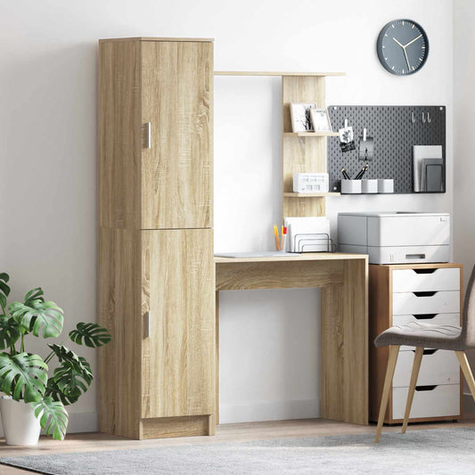 Scrivania 2 pcs Rovere Sonoma