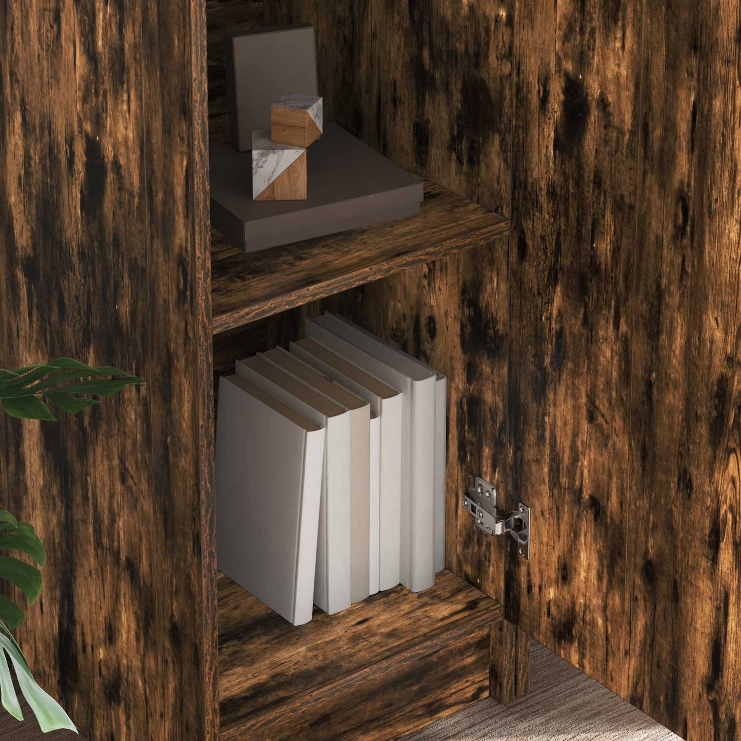 Scrivania 2 pcs Rovere fumé | homemem39
