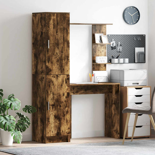 Scrivania 2 pcs Rovere fumé | homemem39