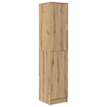 Scrivania con Spazio di Archiviazione 2 pcs rovere artigianale