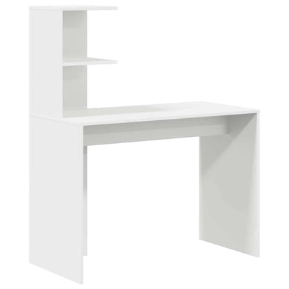 Scrivania con Spazio di Archiviazione con porta 2 pcs Bianco