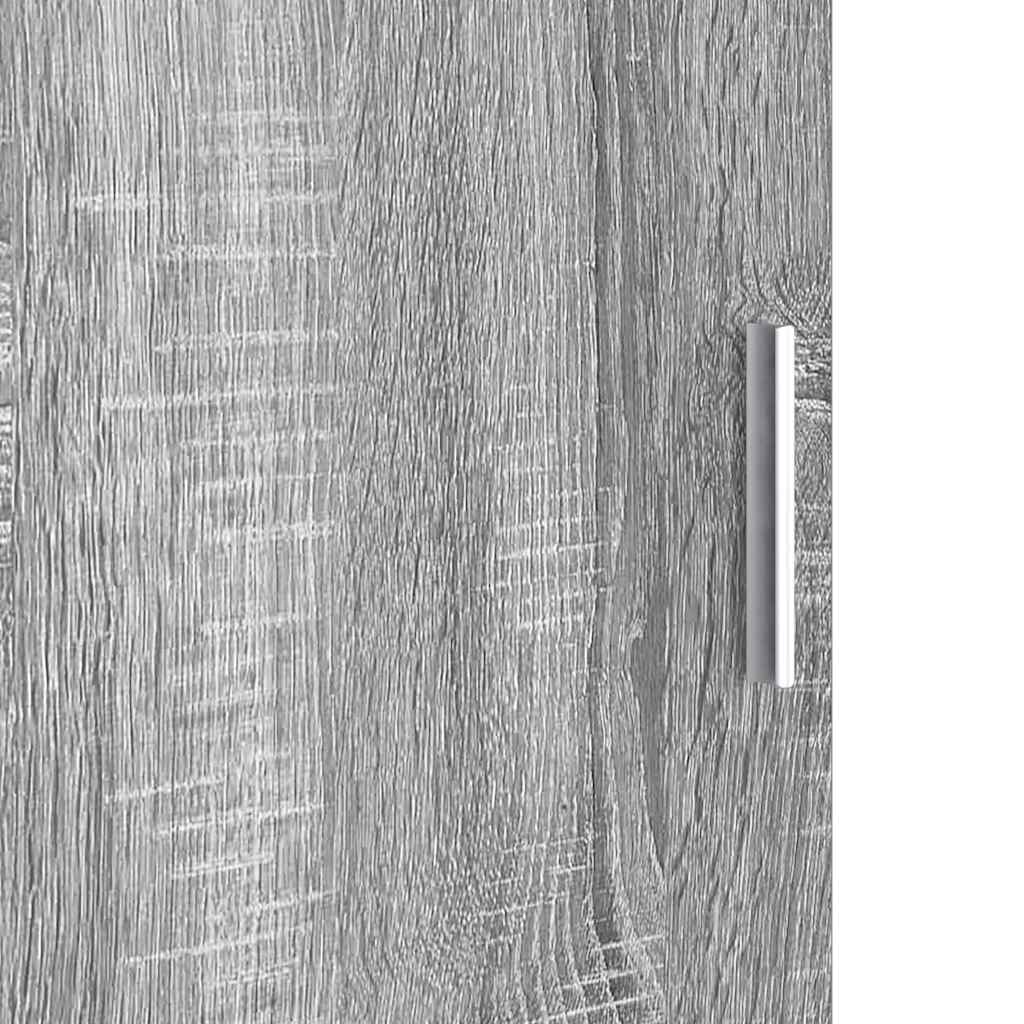 Scrivania Grigio Sonoma 133,5 x 50 x 124 cm 2 pz