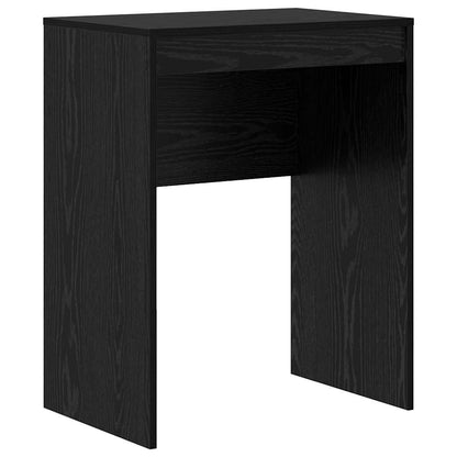 Scrivania con Spazio di Archiviazione 2 pcs Rovere nero