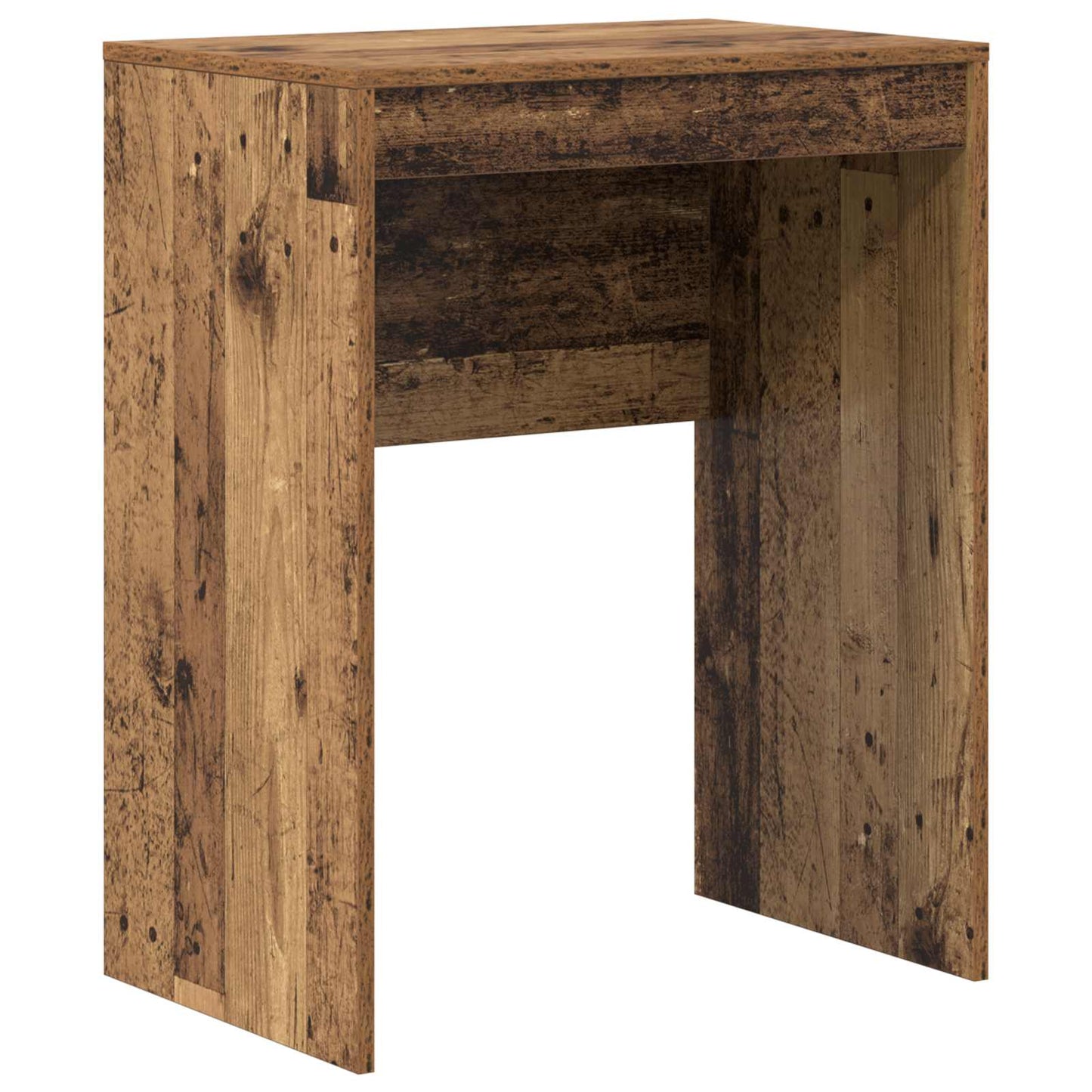 Scrivania con cassetto con lo scaffale 2 pcs Legno vecchio