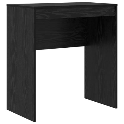 Scrivania con cassetto con lo scaffale 2 pcs Rovere Nero