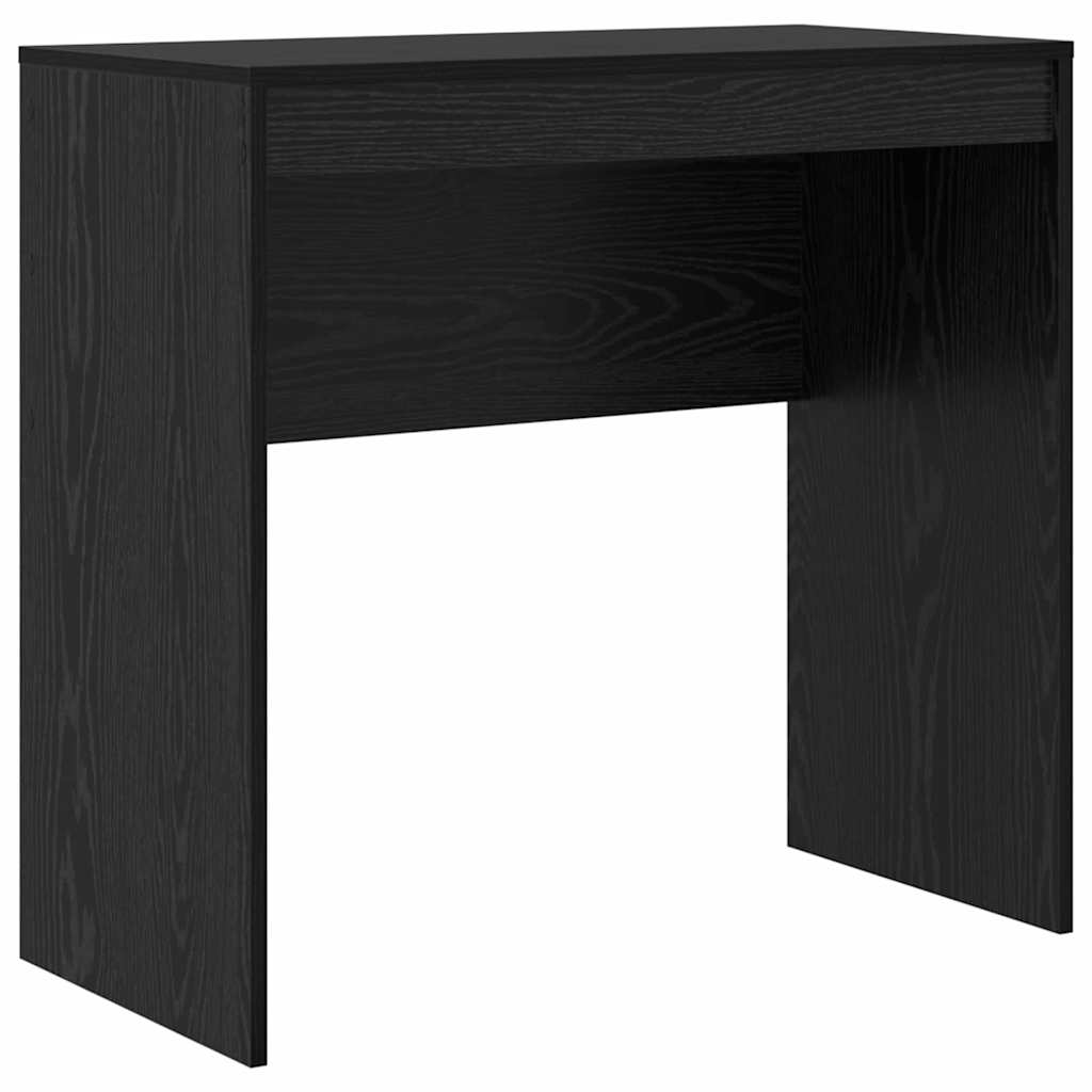 Scrivania con Spazio di Archiviazione 2 pcs Rovere nero