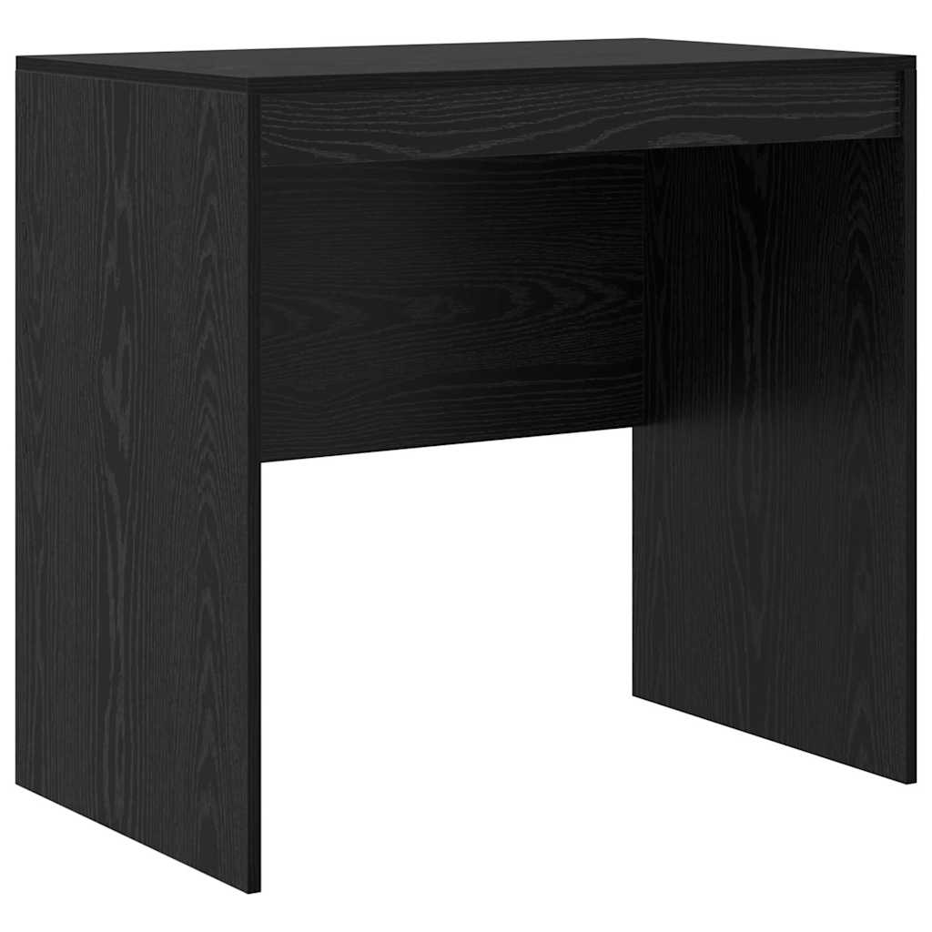 Scrivania con Spazio di Archiviazione 2 pcs Rovere nero