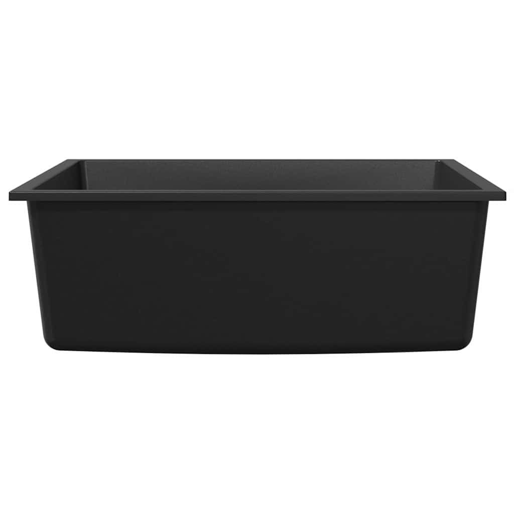 Lavello da cucina Nero 54 x 44 x 20 cm Granito | homemem39
