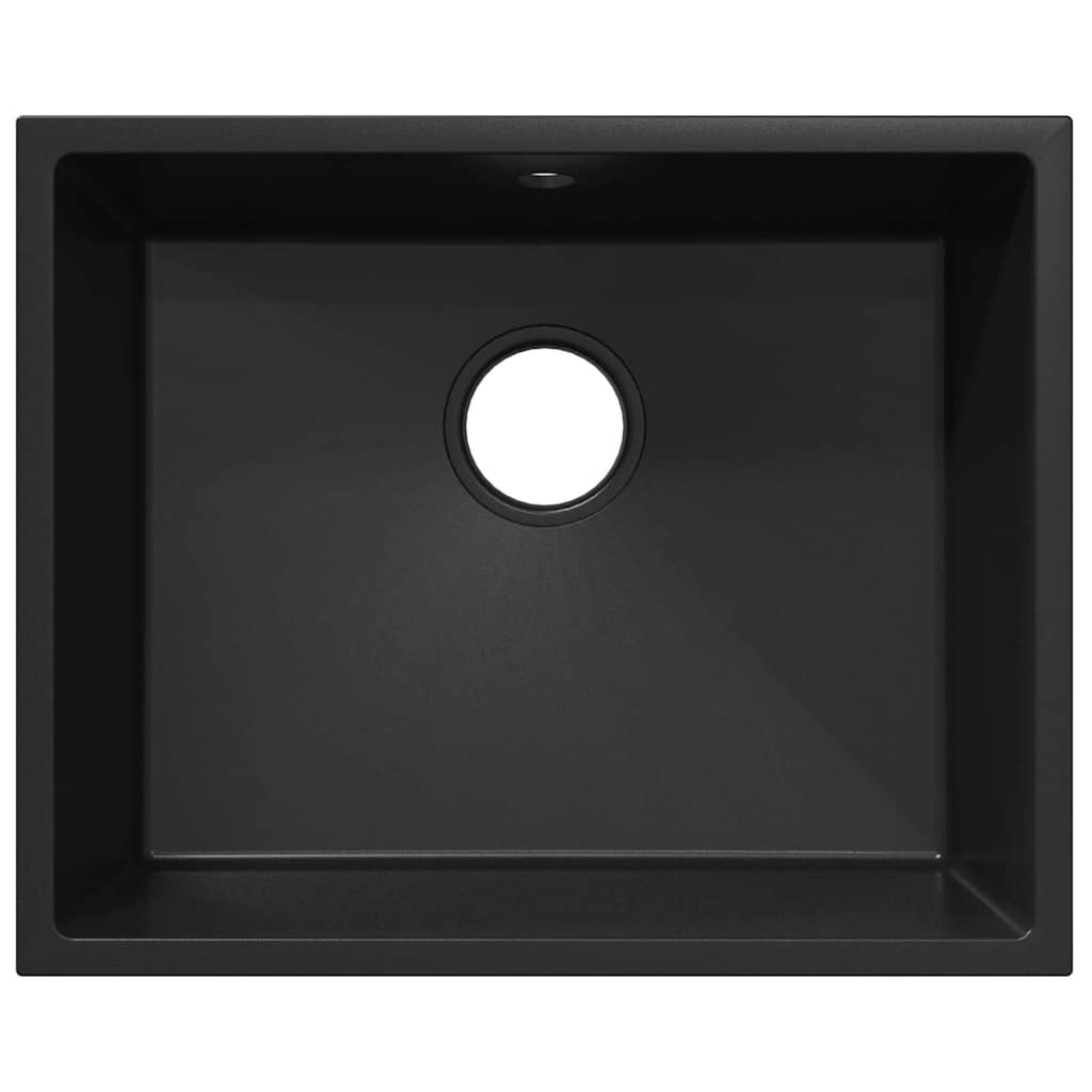 Lavello da cucina Nero 54 x 44 x 20 cm Granito | homemem39