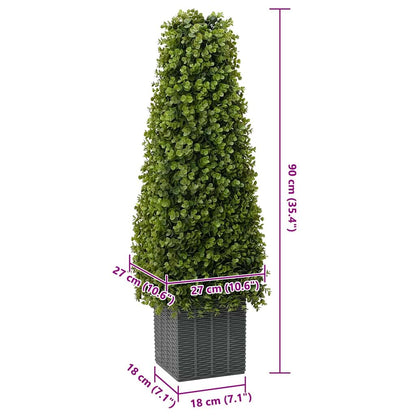 Torre di Erba di Eucalipto Verde 27 x 27 x 90 cm Plastica | homemem39