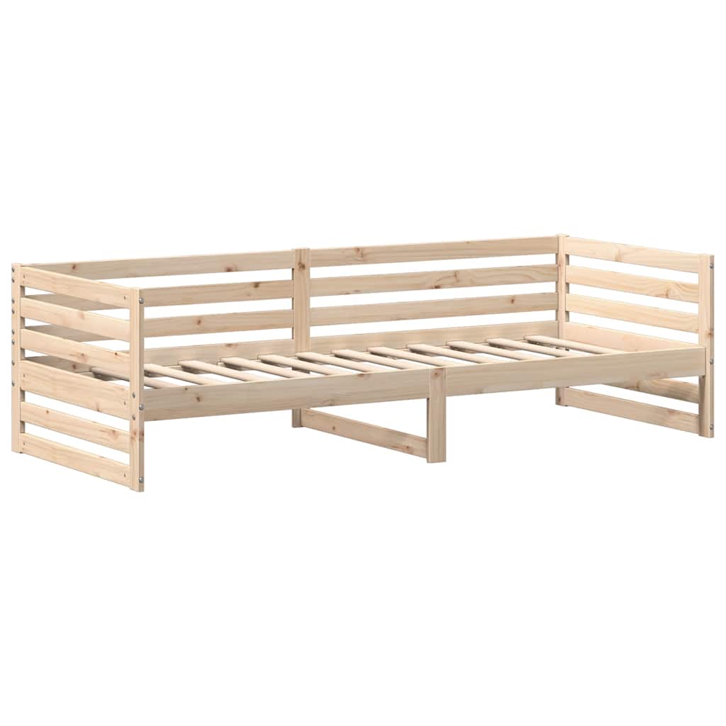 Lettino da giorno senza Materasso 80x200 cm in Legno Massello di Pino | homemem39