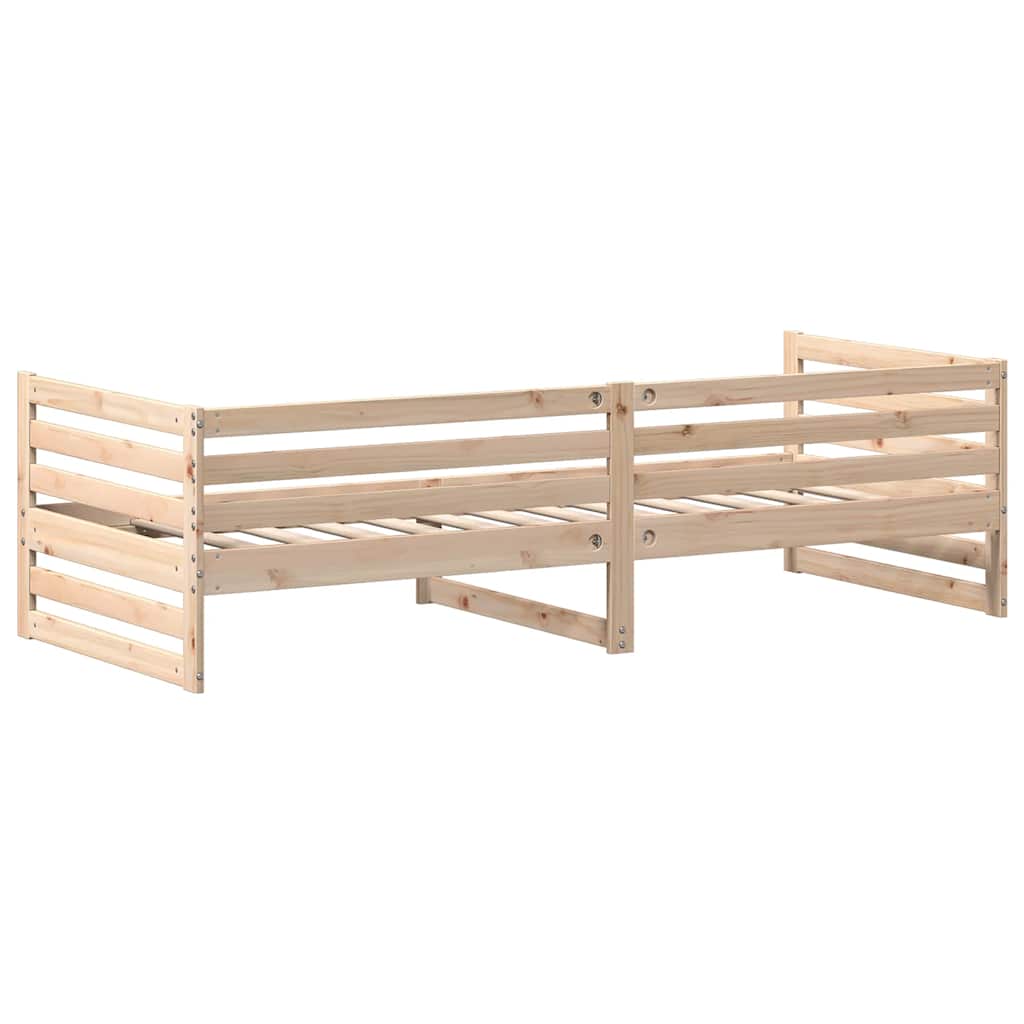 Lettino da giorno senza Materasso 80x200 cm in Legno Massello di Pino | homemem39