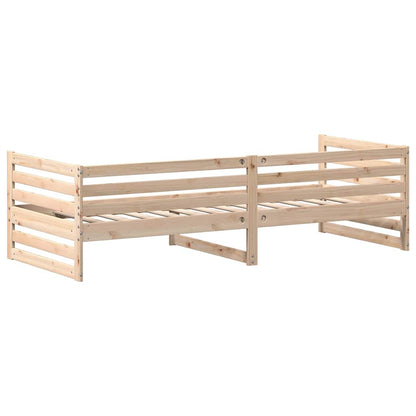 Lettino da giorno senza Materasso 80x200 cm in Legno Massello di Pino | homemem39