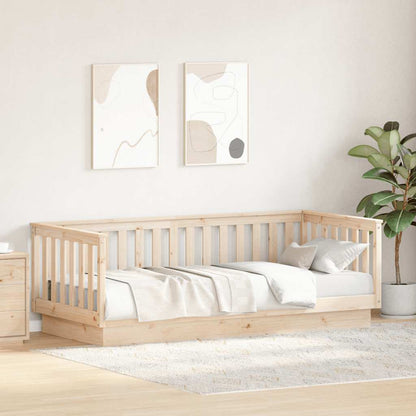 Lettino da giorno senza Materasso 90x200 cm in Legno Massello di Pino | homemem39