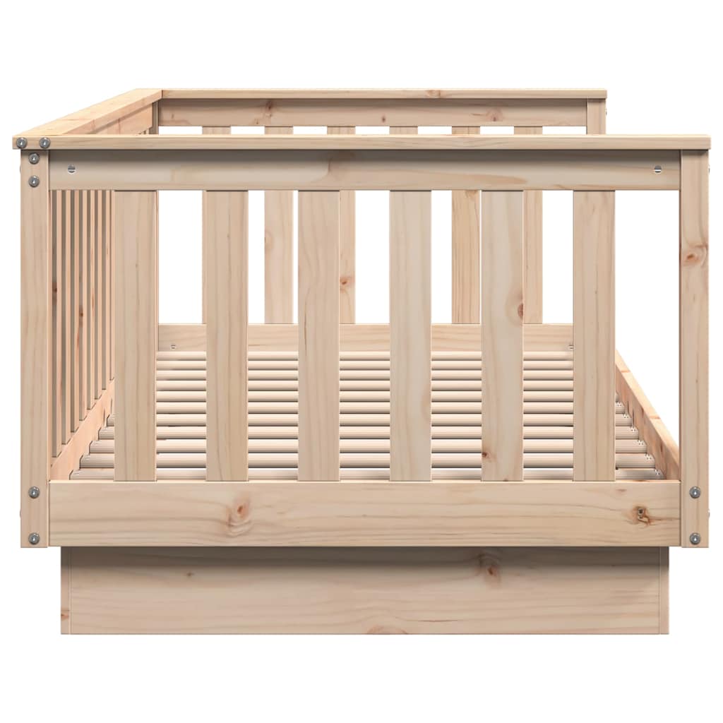 Lettino da giorno senza Materasso 90x200 cm in Legno Massello di Pino | homemem39