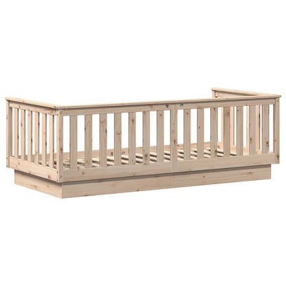 Lettino da giorno senza Materasso 90x200 cm in Legno Massello di Pino | homemem39